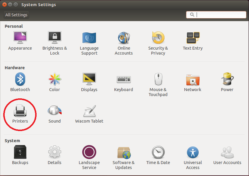 Adding department printers and configuring locked print on Ubuntu